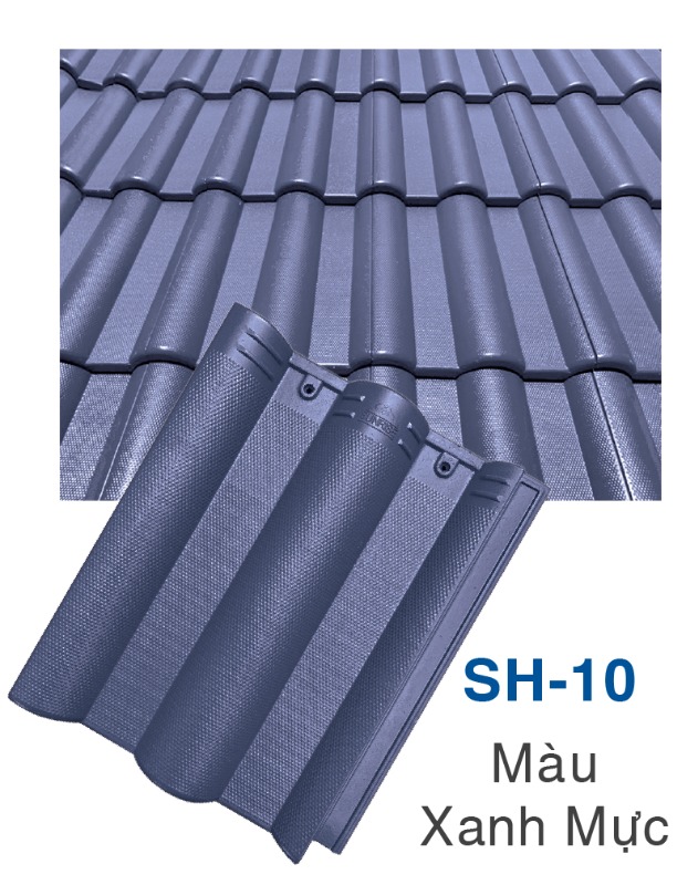 Ngói Sunrise sóng nhỏ hạt sương SH-10