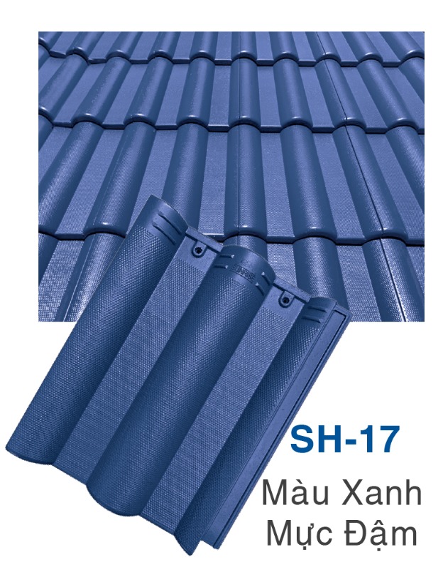 Ngói Sunrise sóng nhỏ hạt sương SH-17